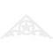 Ekena Millwork Pitch Austin Architectural Grade PVC Gable Pediment, 60"W x 27 1/2"H x 1"P (11/12) GPP060X028X100AUS - alternate 5